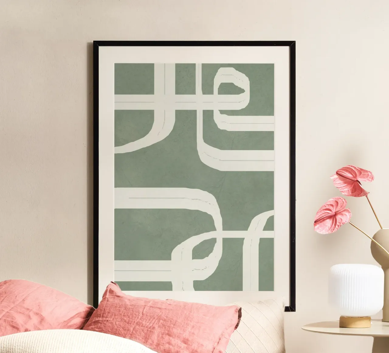 Abstract Lines II poster da Flow Line