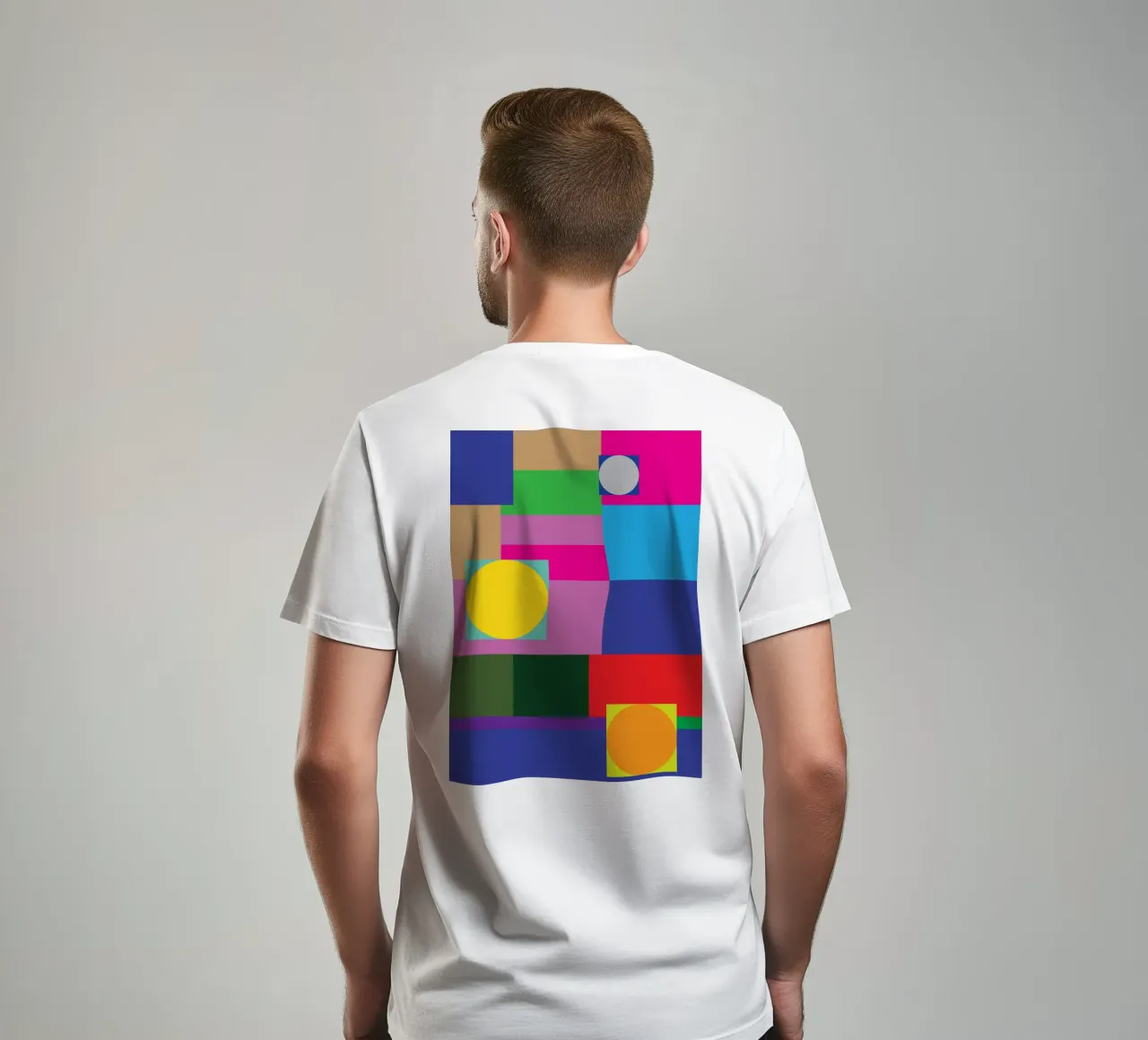 rectángulo y círculo camiseta de Plumpz