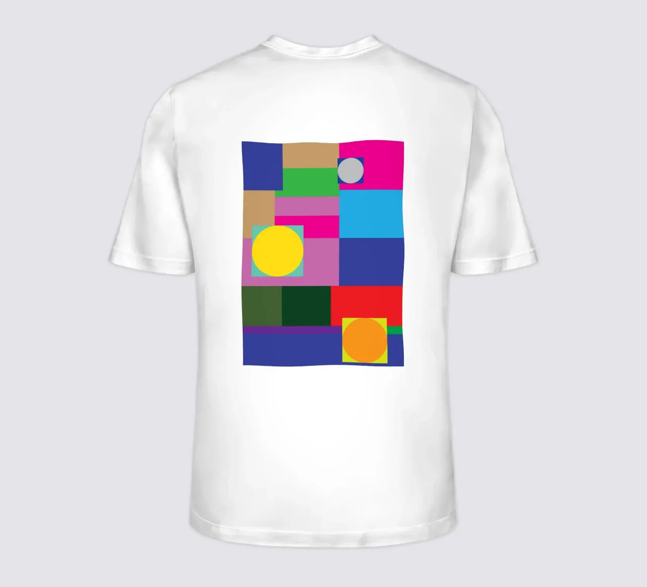 rectángulo y círculo camiseta de Plumpz