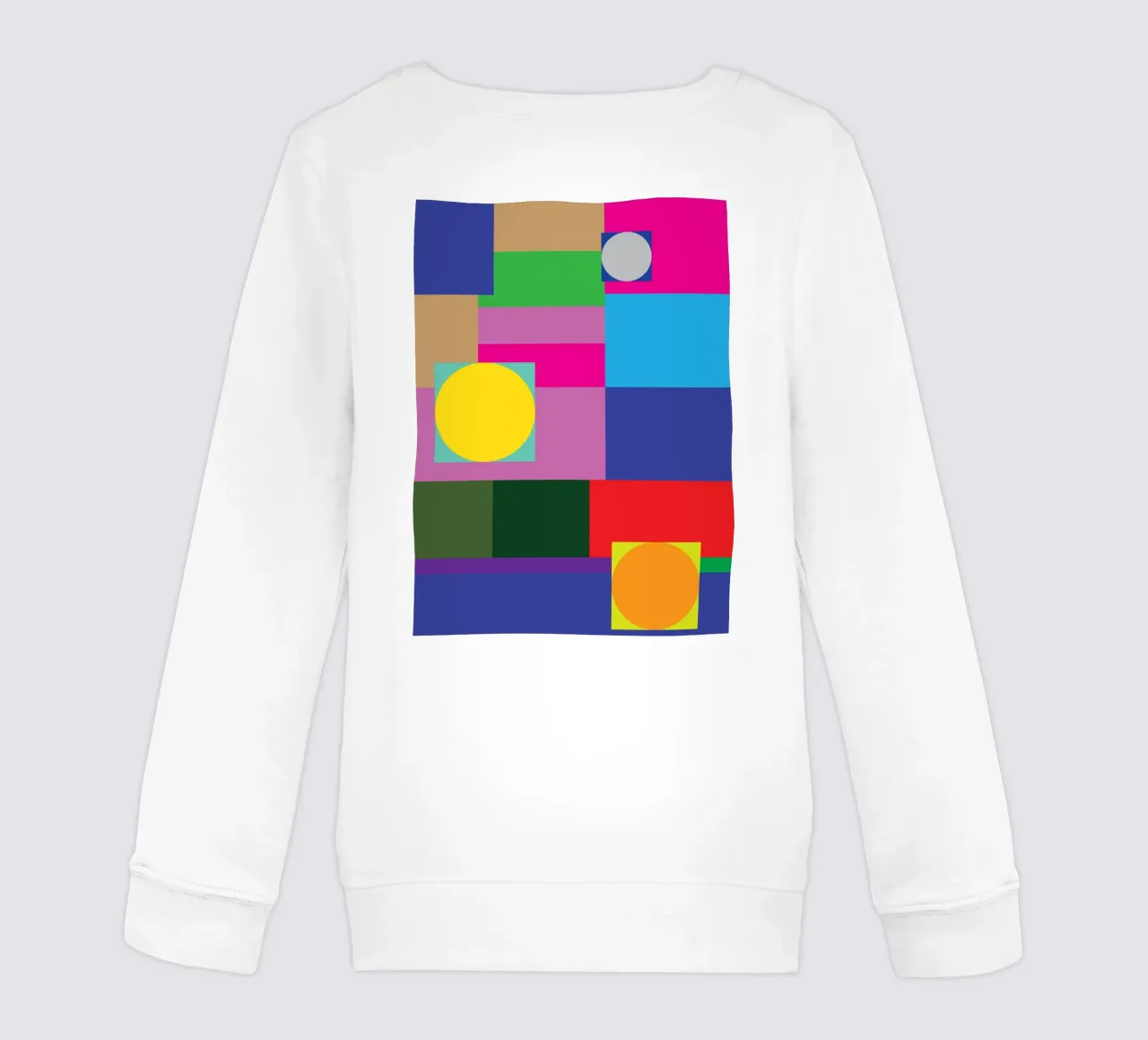 rectángulo y círculo sudadera para niño de Plumpz