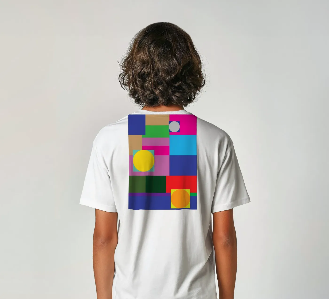 rettangolo e cerchio t-shirt bambini da Plumpz