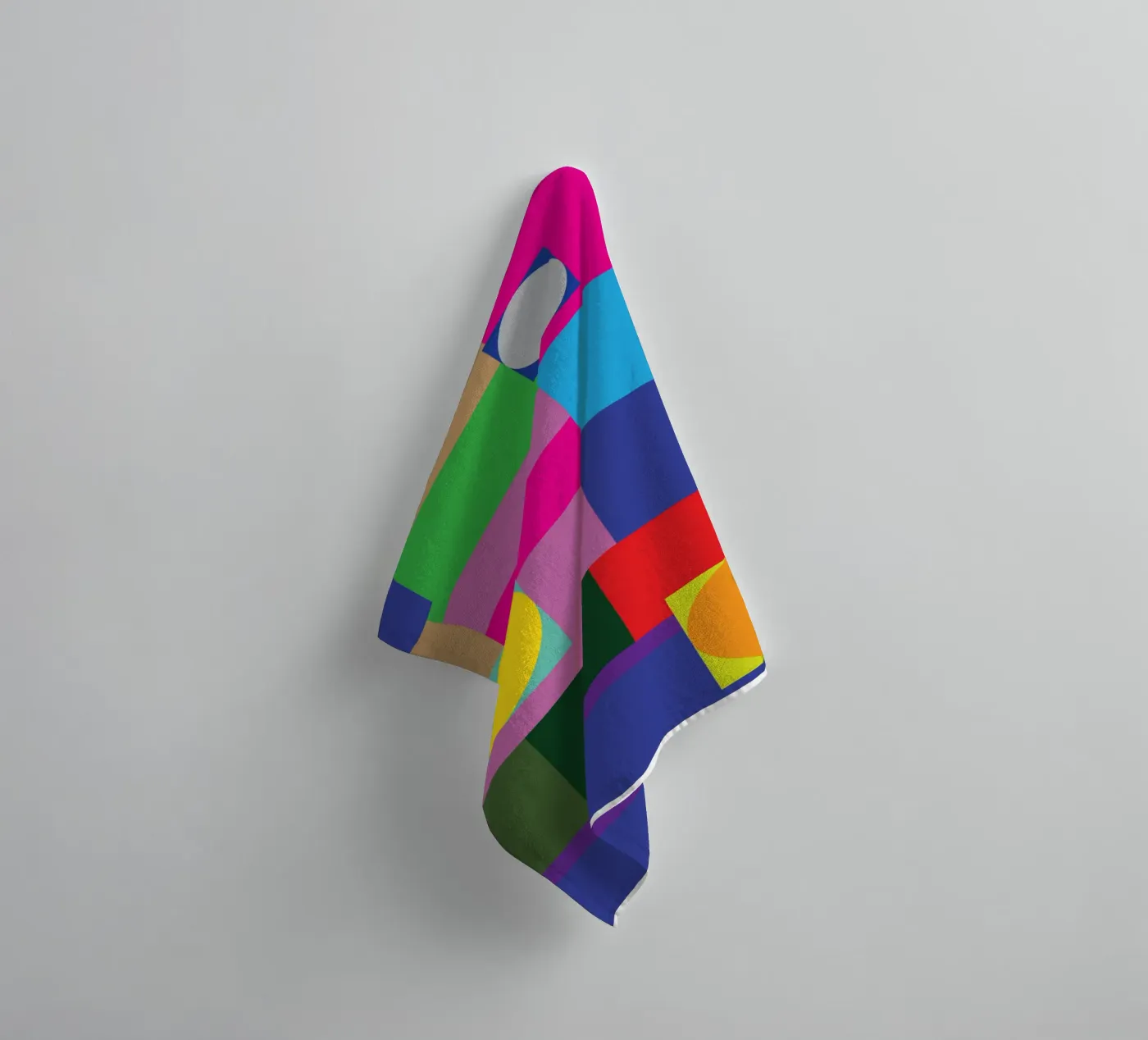 rectangle and circle towel by Plumpz