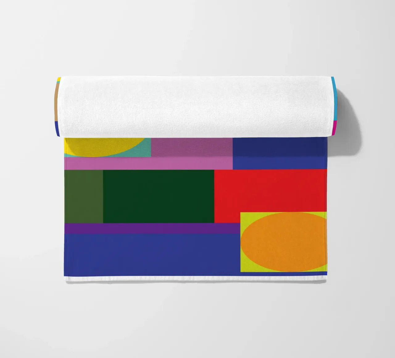 rettangolo e cerchio telo mare da Plumpz