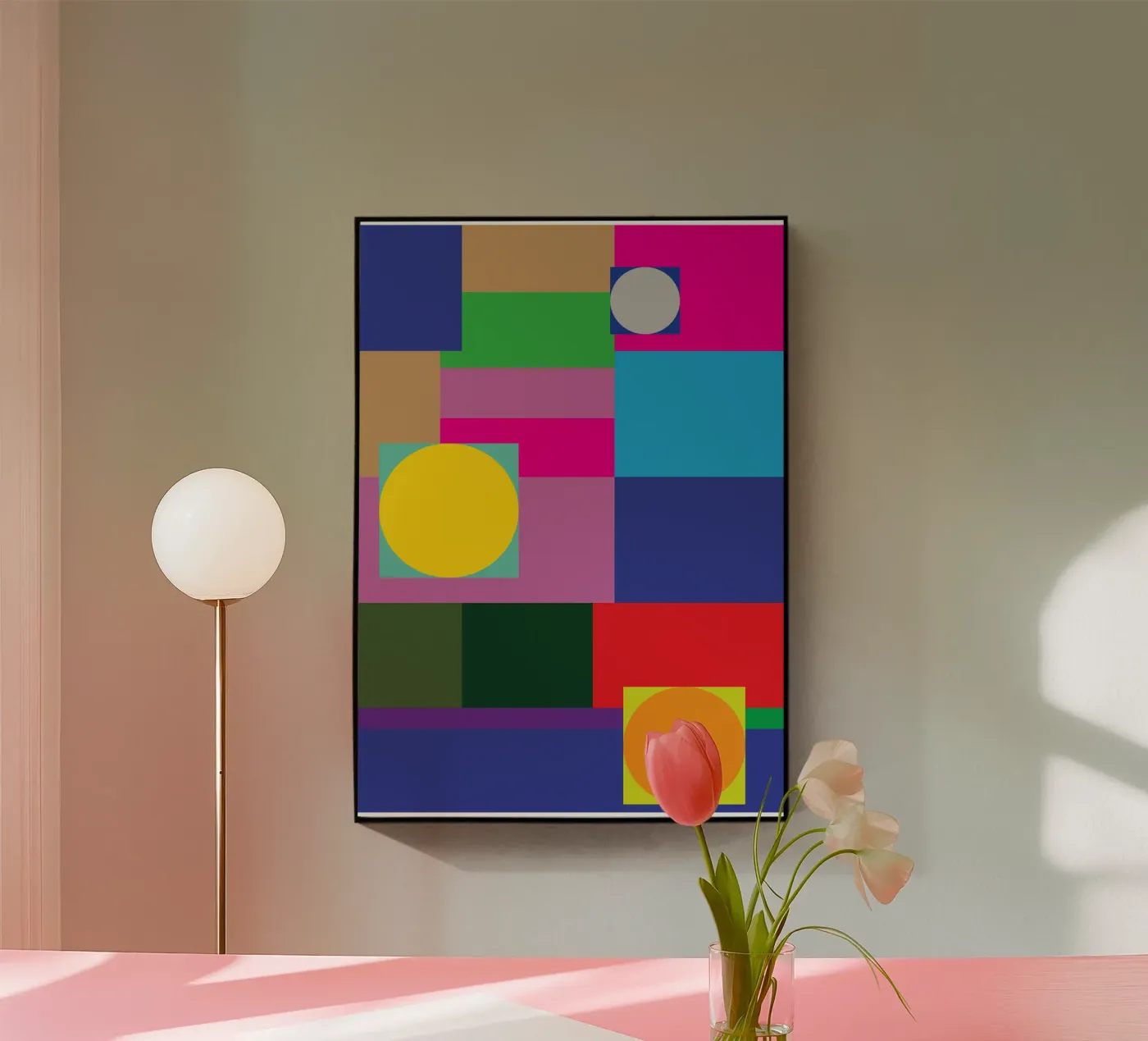 rectangle et cercle plexiglas de Plumpz