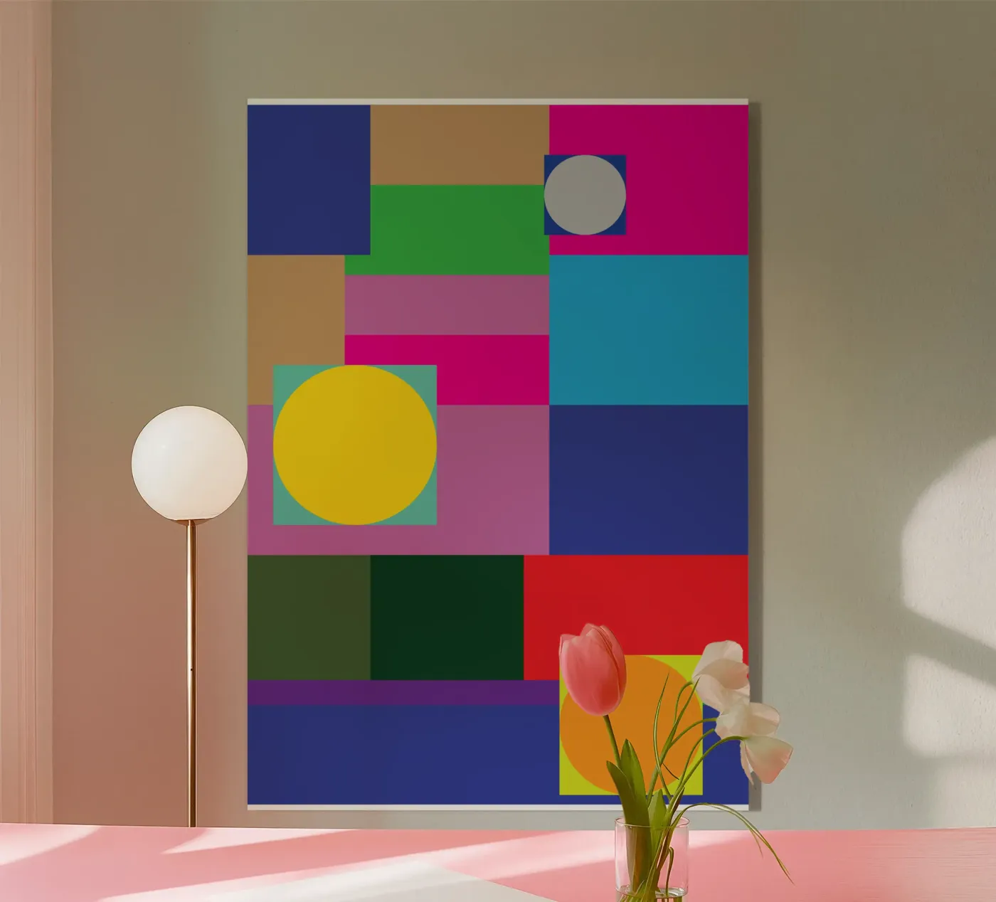 rectangle et cercle plexiglas de Plumpz