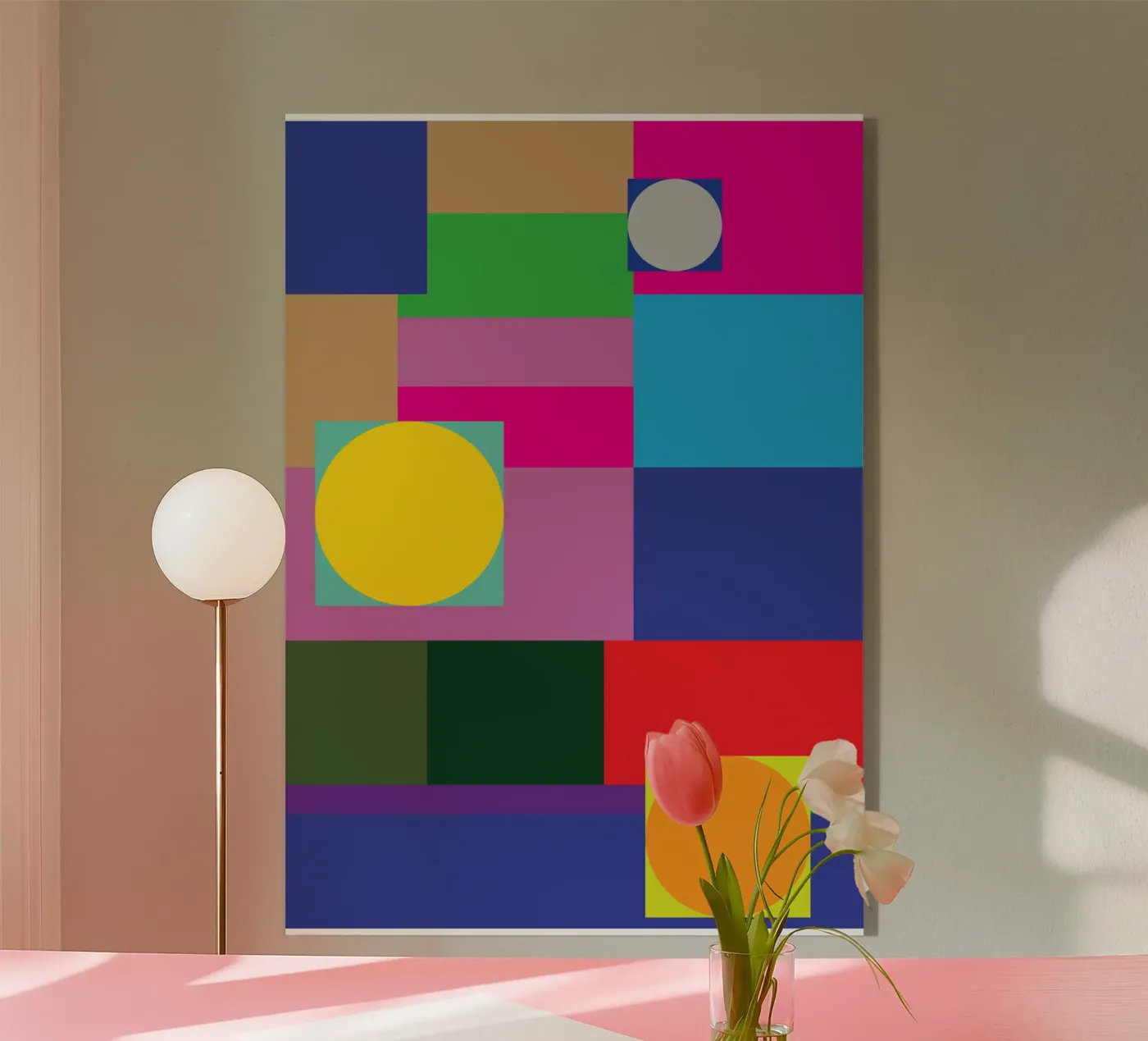 rectangle et cercle plexiglas de Plumpz