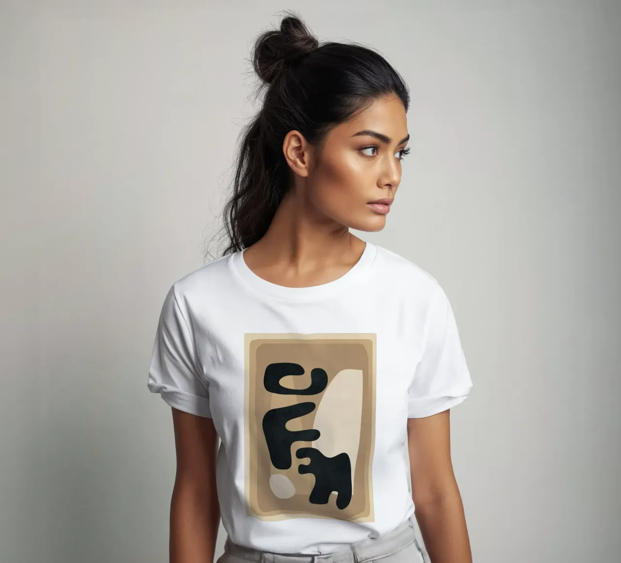 Modern Abstract Art 50 t-shirt da Flow Line