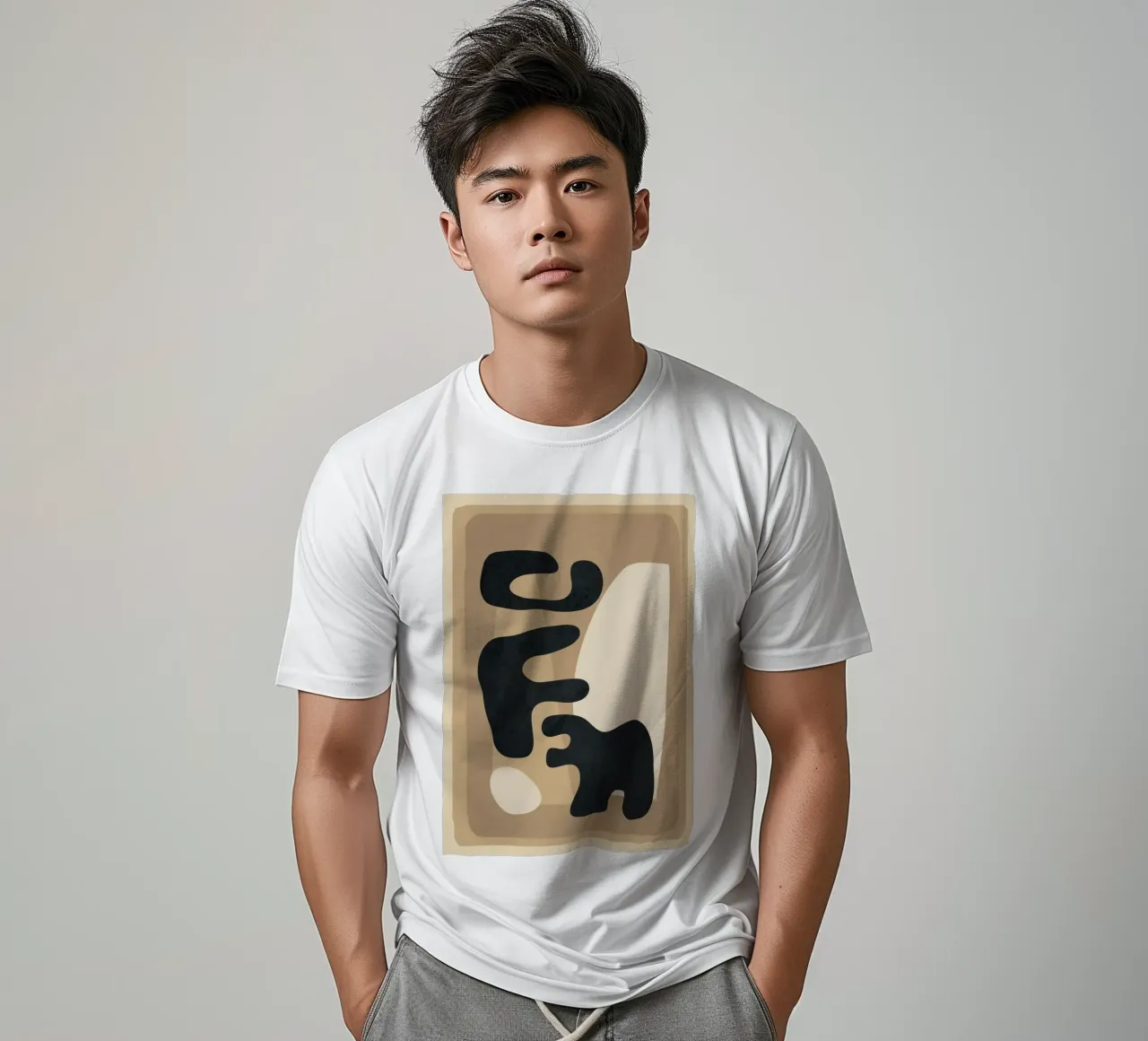 Modern Abstract Art 50 t-shirt da Flow Line