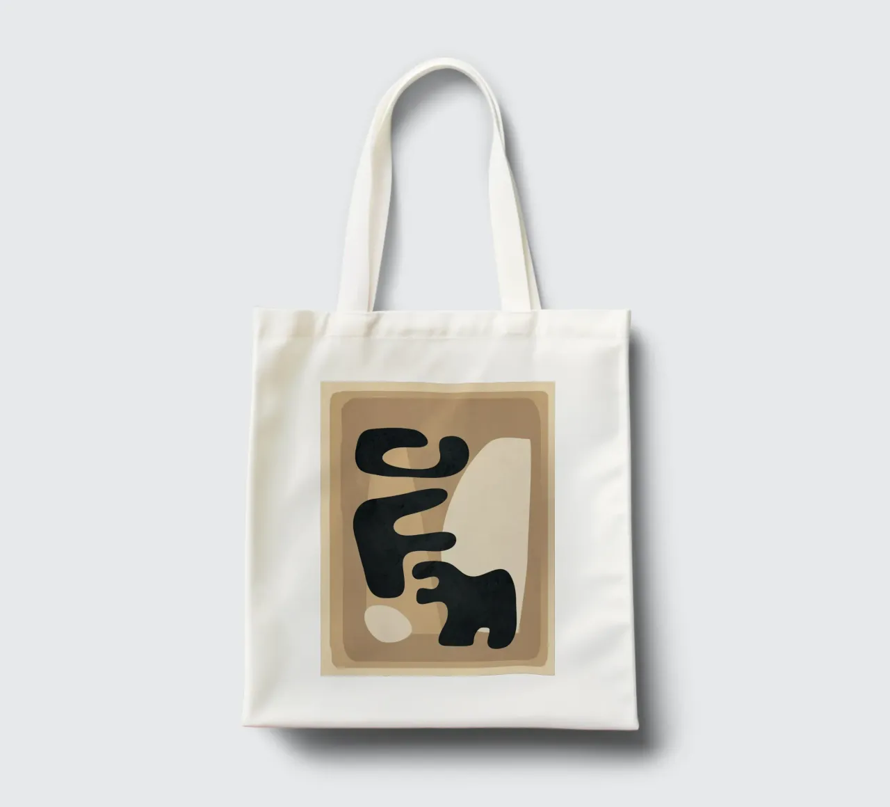 Modern Abstract Art 50 borsa in juta da Flow Line
