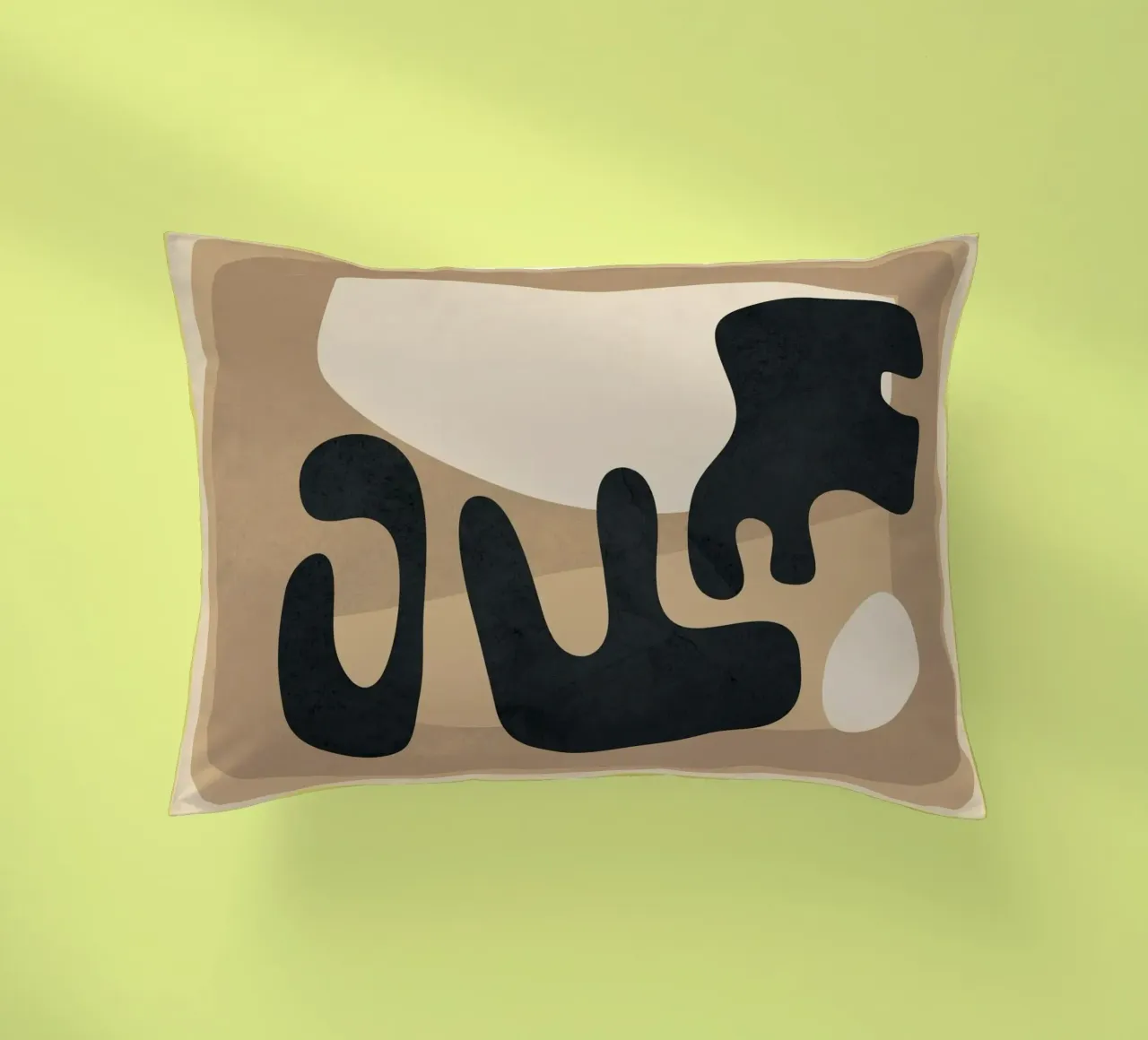 Modern Abstract Art 50 cuscino da Flow Line