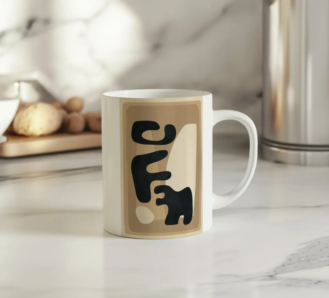 Modern Abstract Art 50 tazza in ceramica da Flow Line