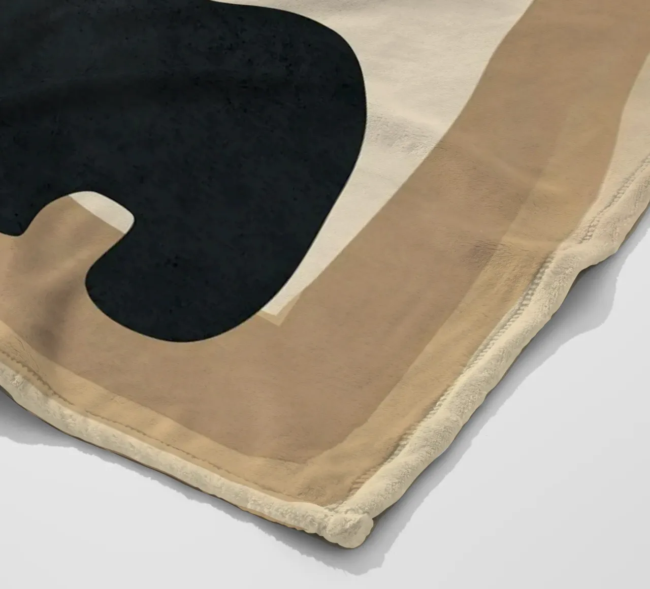 Modern Abstract Art 50 coperta in pile da Flow Line