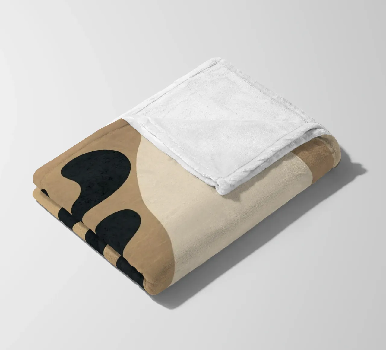 Modern Abstract Art 50 coperta in pile da Flow Line