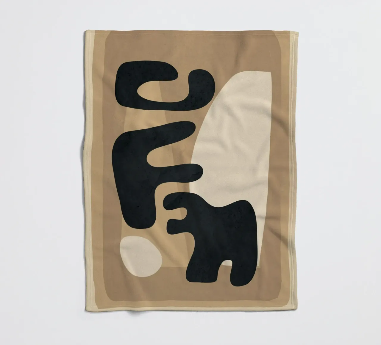 Modern Abstract Art 50 coperta in pile da Flow Line