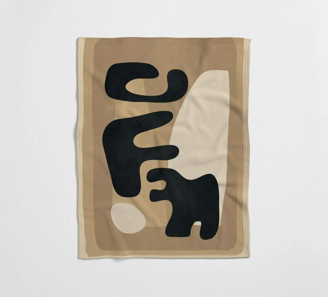 Modern Abstract Art 50 coperta in pile da Flow Line