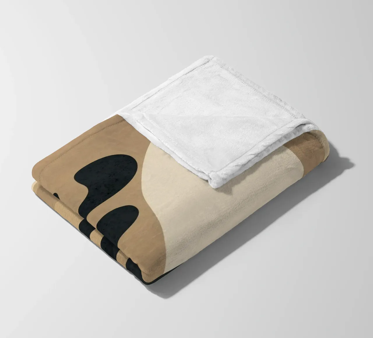Modern Abstract Art 50 coperta in pile da Flow Line