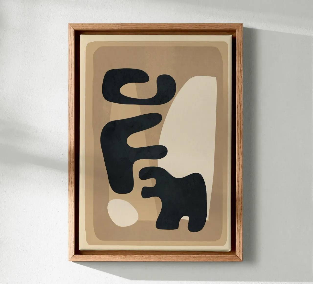 Modern Abstract Art 50 tela con Cornice a cassetta da Flow Line
