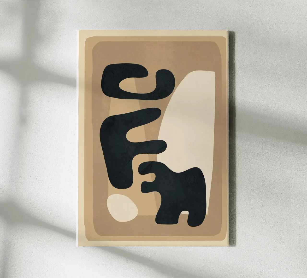 Modern Abstract Art 50 tela con Cornice a cassetta da Flow Line