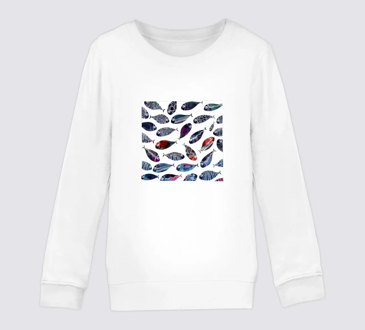 Pesce colorato felpa bambino da beamorello