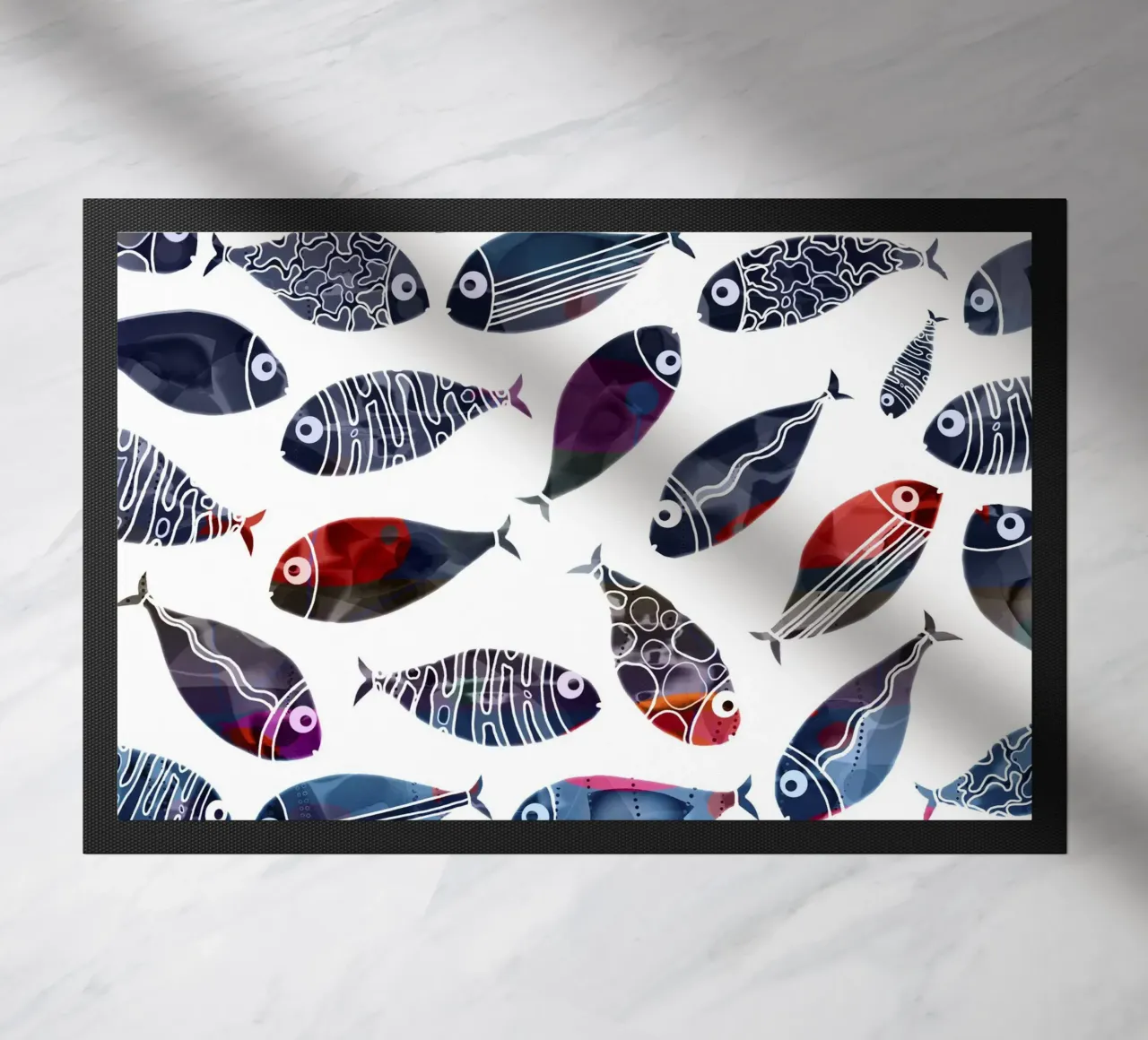 Pesce colorato zerbino da beamorello