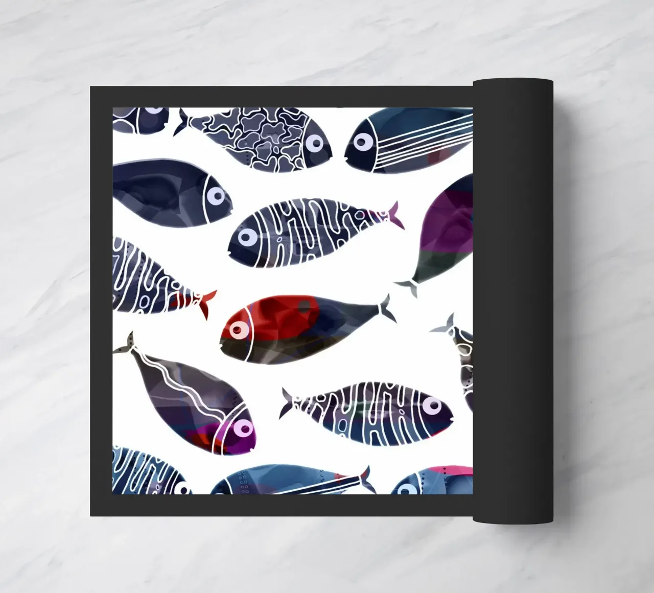 Pesce colorato zerbino da beamorello