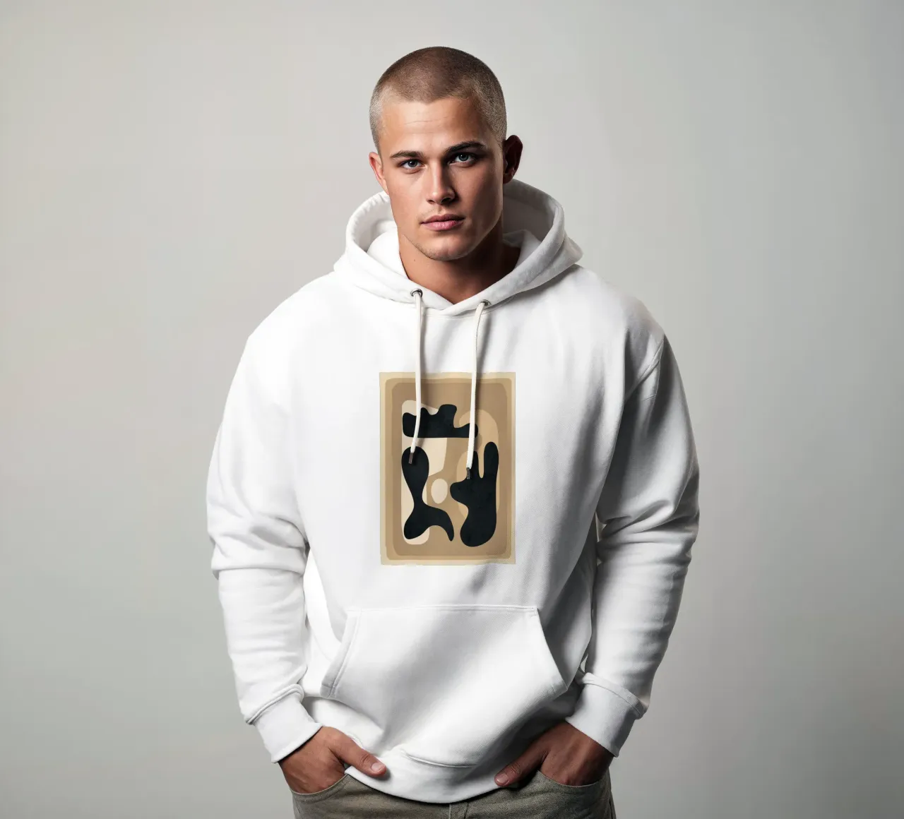 Modern Abstract Art 51 sudadera con capucha de Flow Line