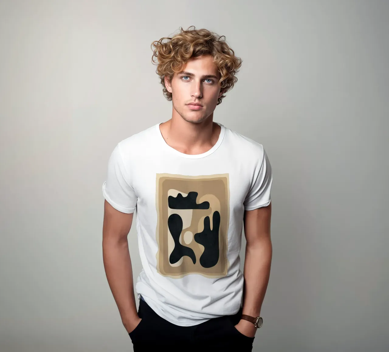 Modern Abstract Art 51 t-shirt da Flow Line