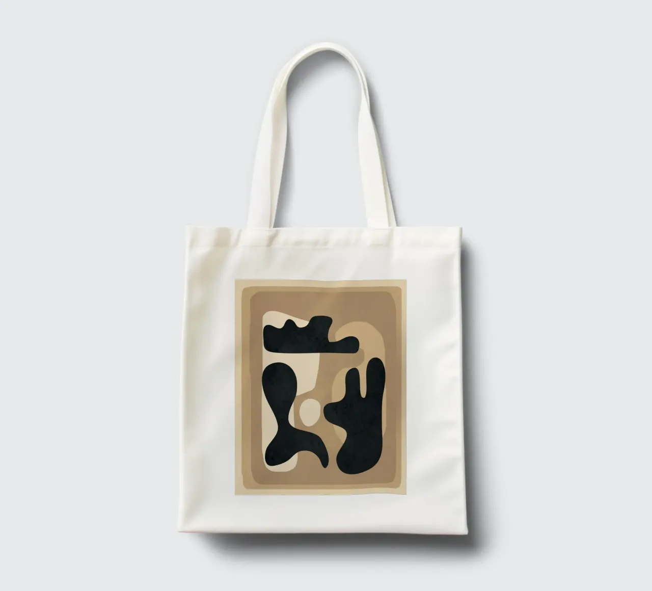 Modern Abstract Art 51 borsa in juta da Flow Line