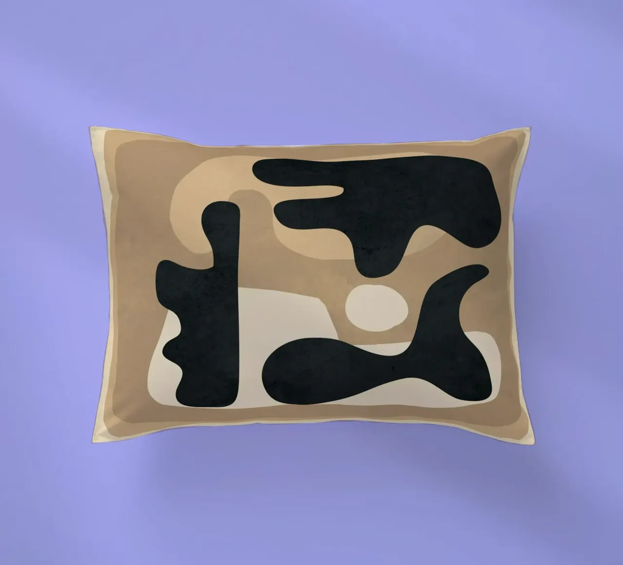 Modern Abstract Art 51 cuscino da Flow Line