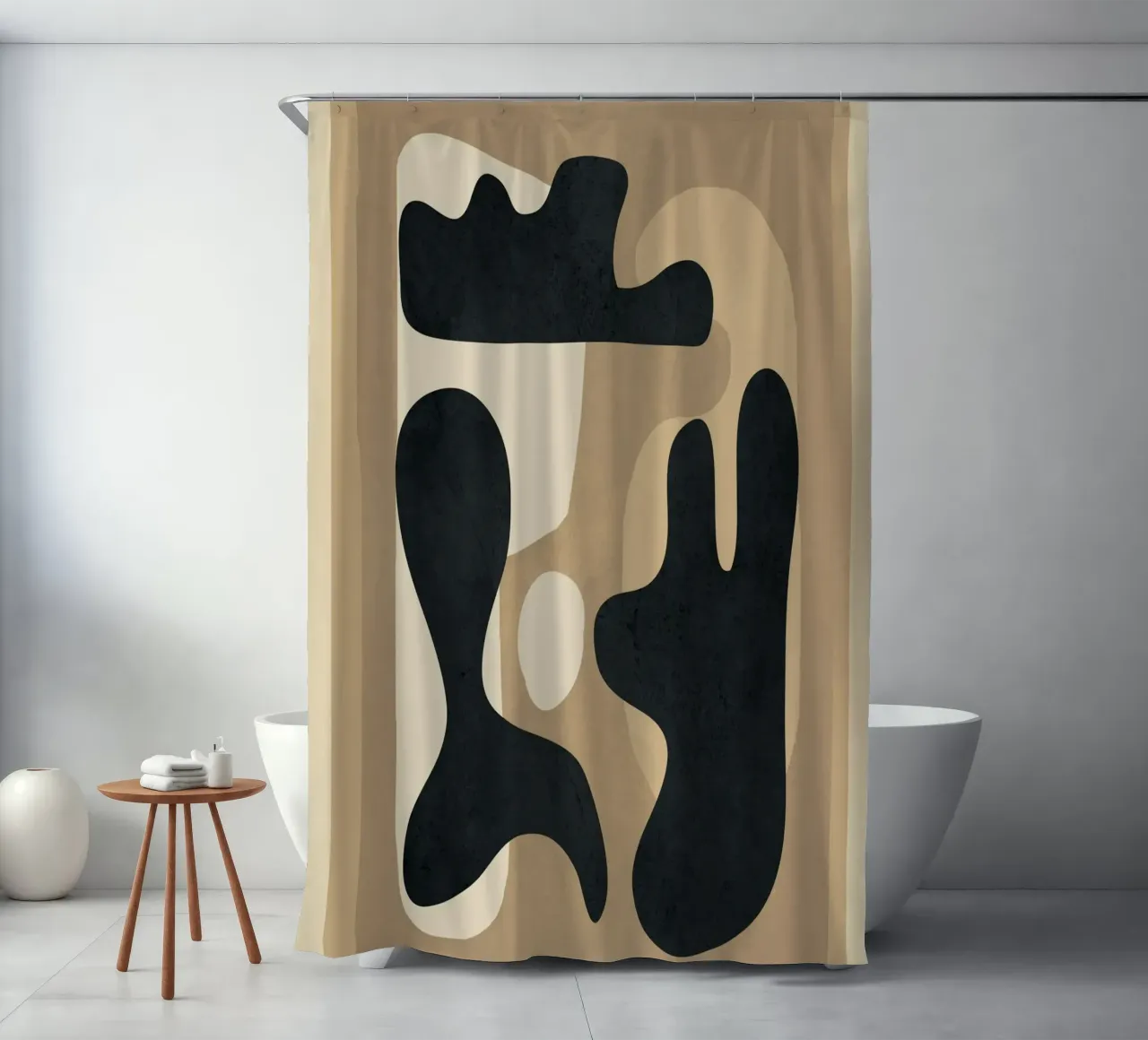 Modern Abstract Art 51 tenda da doccia da Flow Line