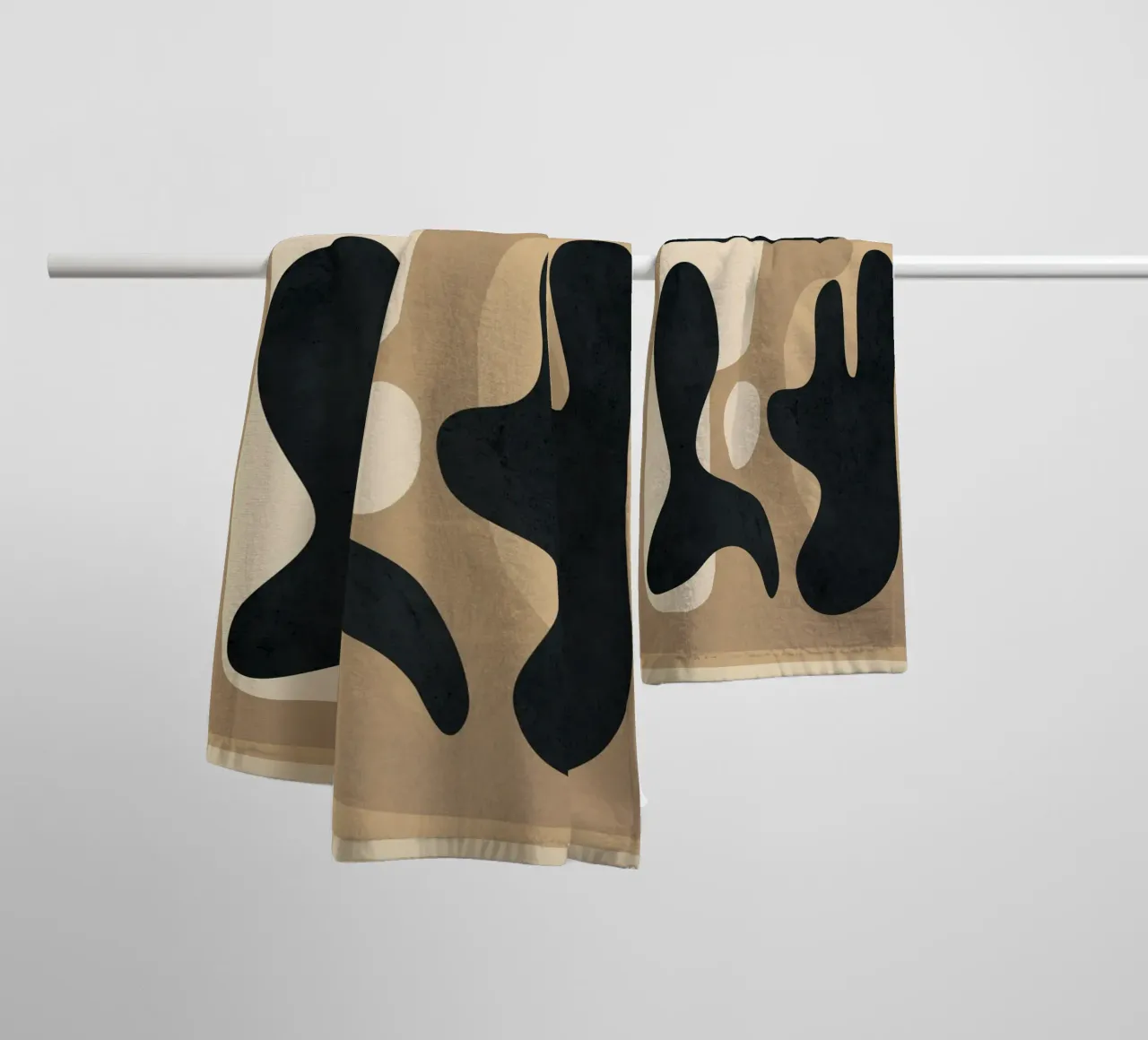 Modern Abstract Art 51 asciugamano da bagno da Flow Line