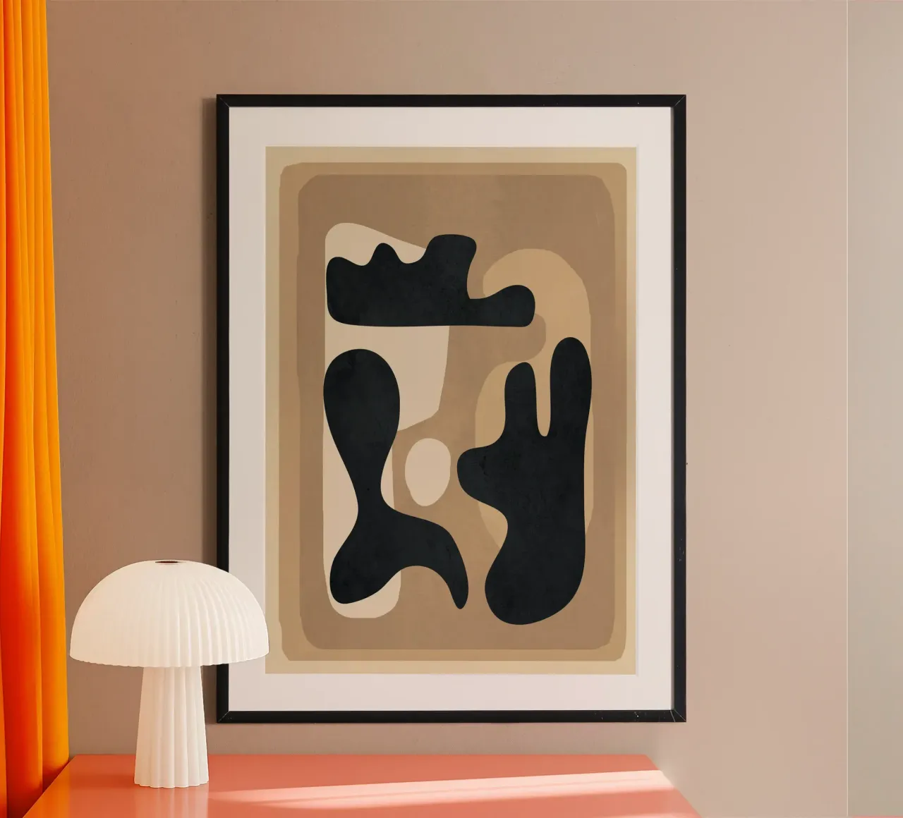 Modern Abstract Art 51 poster da Flow Line