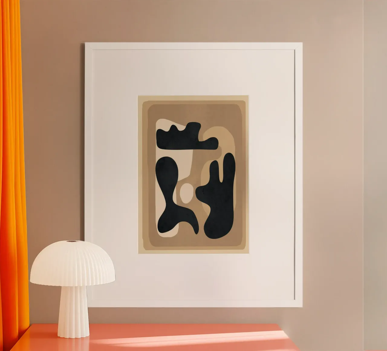 Modern Abstract Art 51 poster da Flow Line