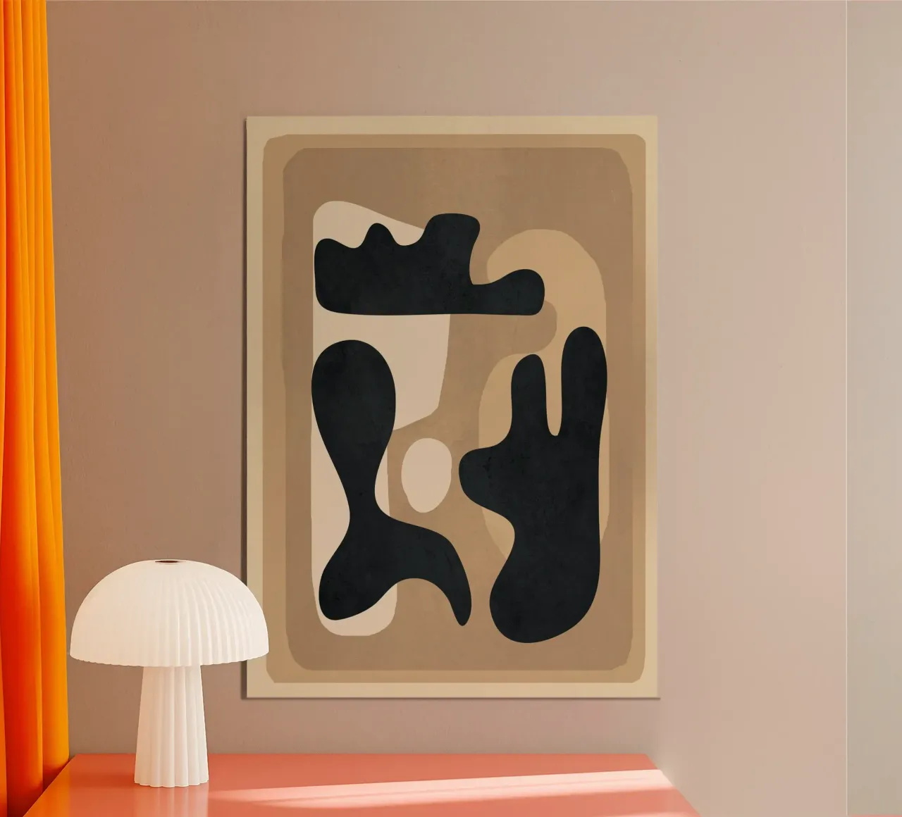 Modern Abstract Art 51 poster da Flow Line
