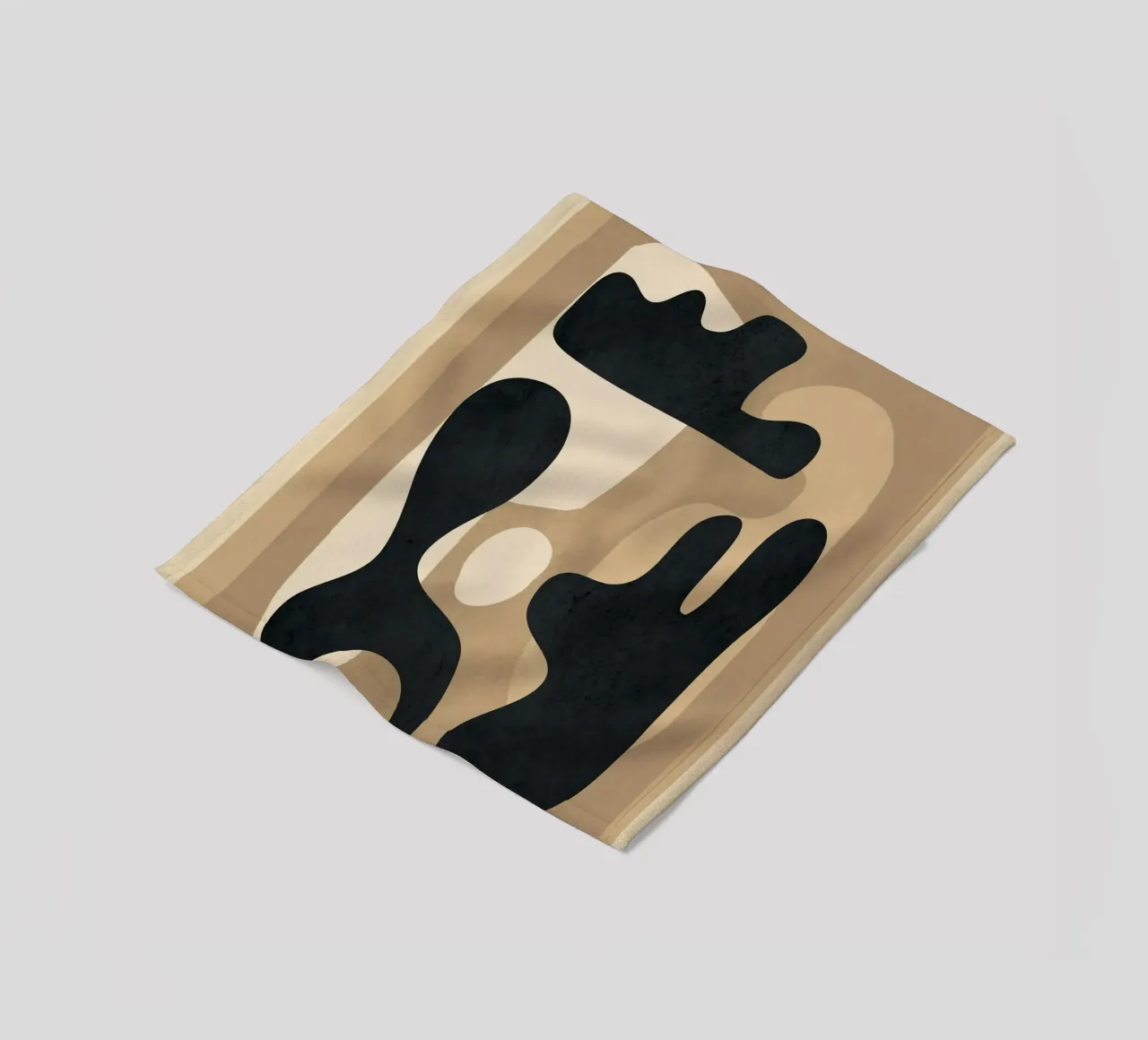 Modern Abstract Art 51 coperta in pile da Flow Line