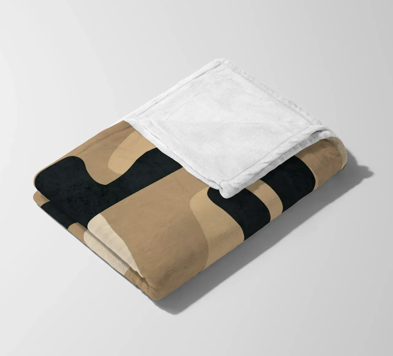 Modern Abstract Art 51 coperta in pile da Flow Line