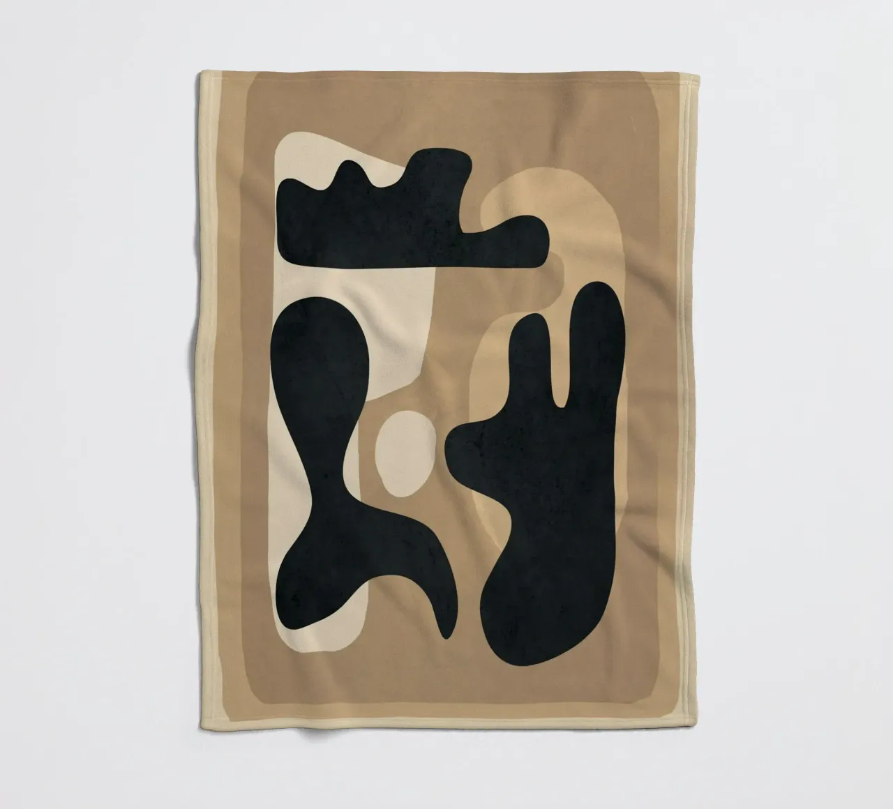 Modern Abstract Art 51 coperta in pile da Flow Line