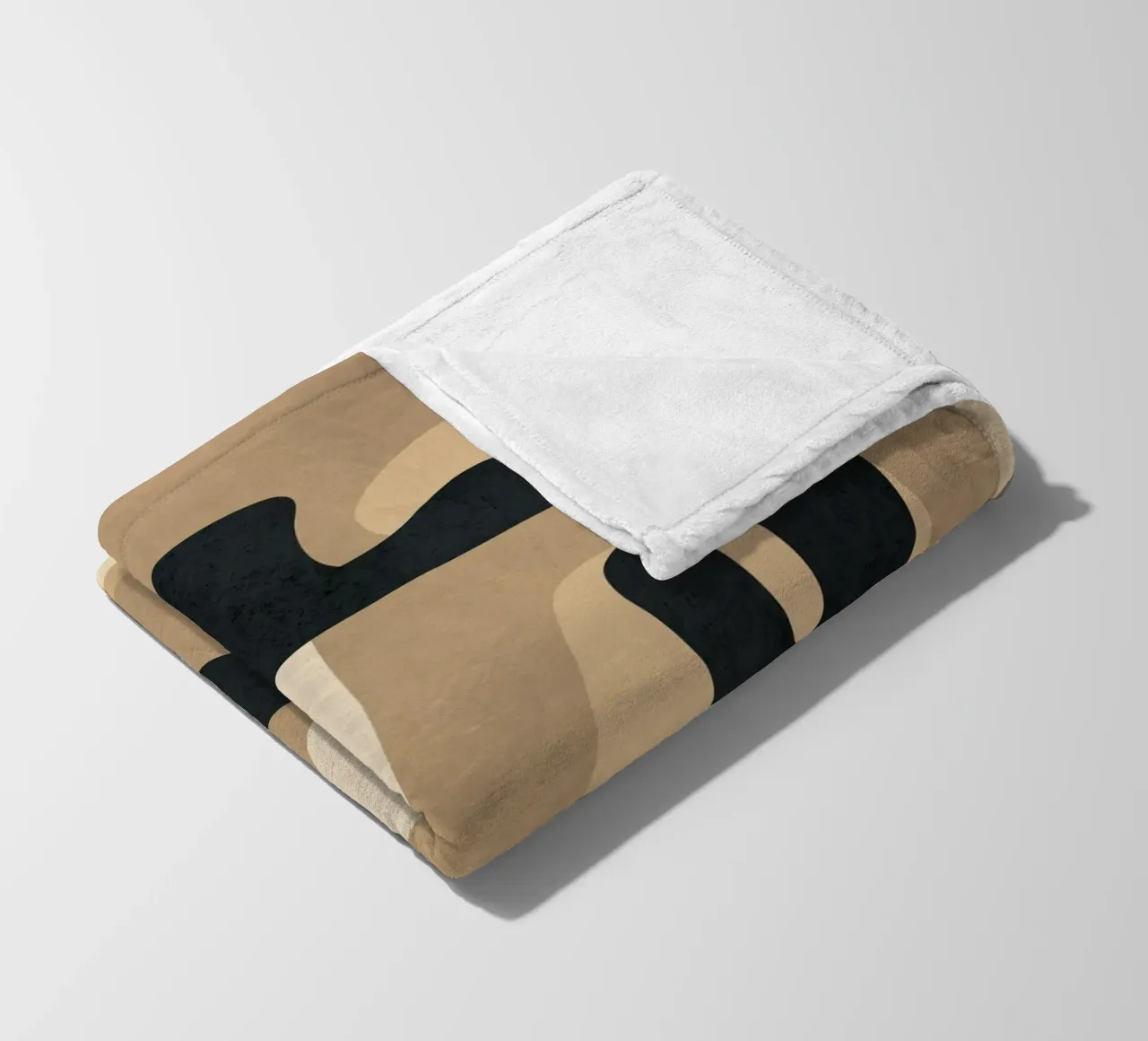 Modern Abstract Art 51 coperta in pile da Flow Line