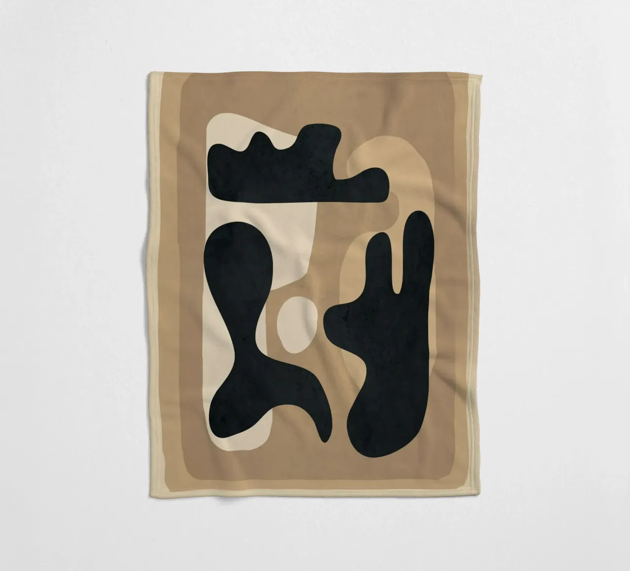 Modern Abstract Art 51 coperta in pile da Flow Line