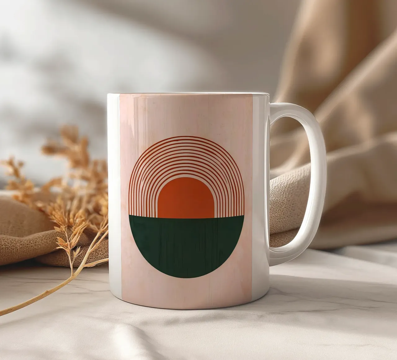Minimalista tazza in ceramica da stewar