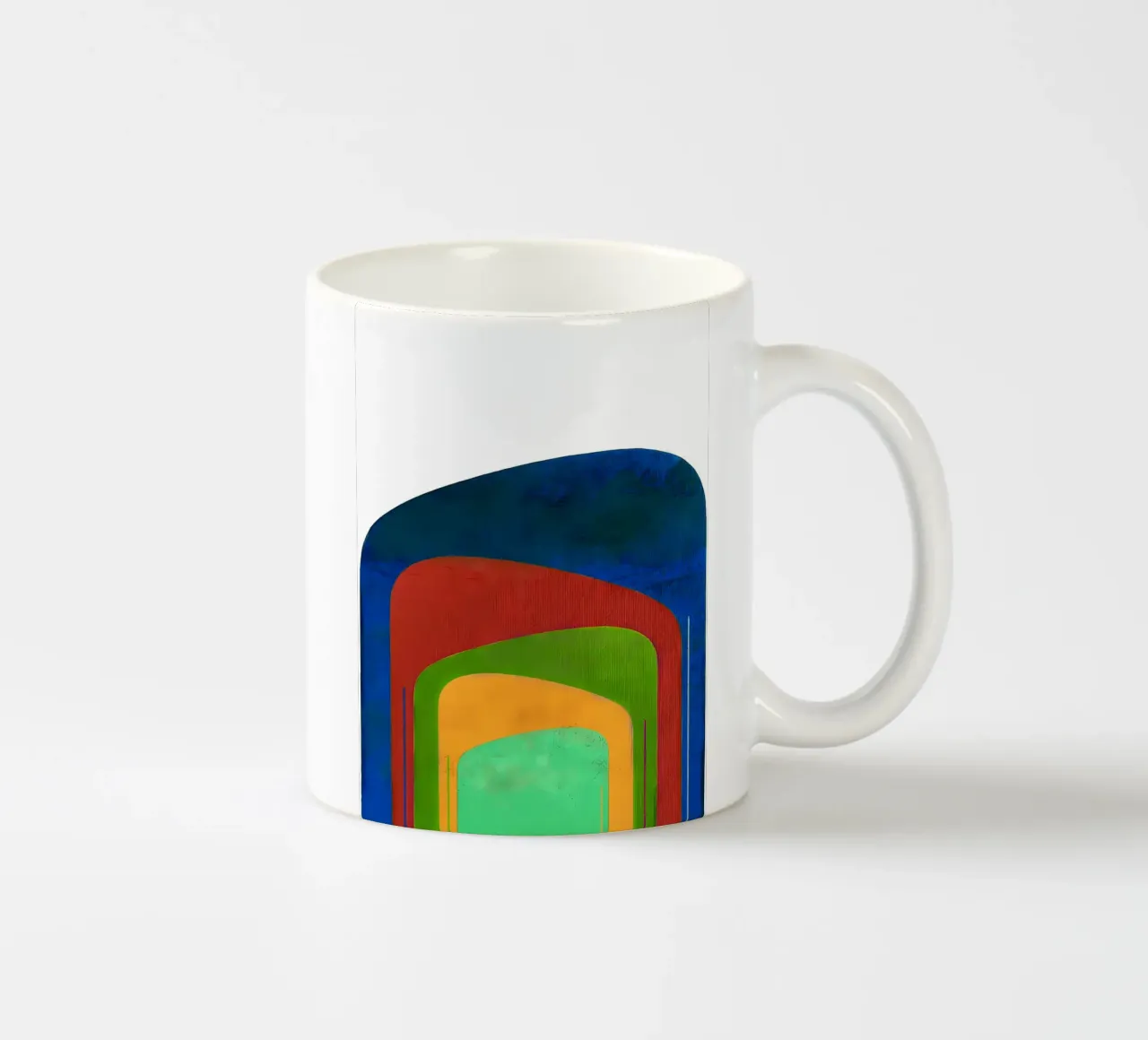 Abtratti minimalisti tazza in ceramica da stewar