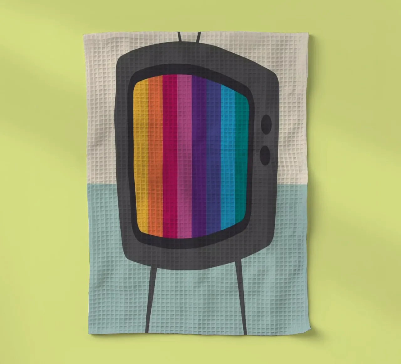 Televisione retrò canovaccio da cucina da Kim Hubball Studio