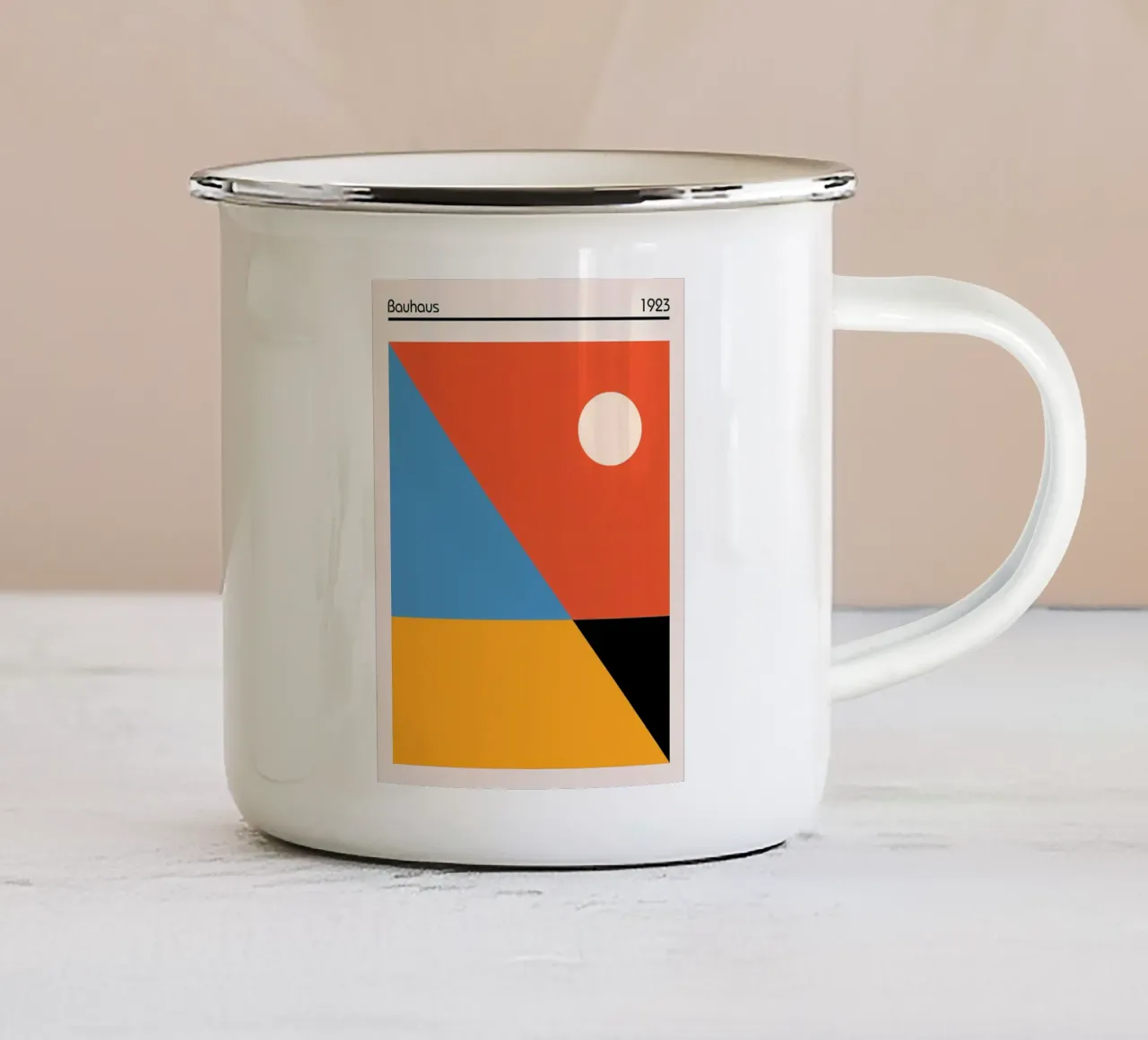 Bauhaus tazza in smalto da stewar