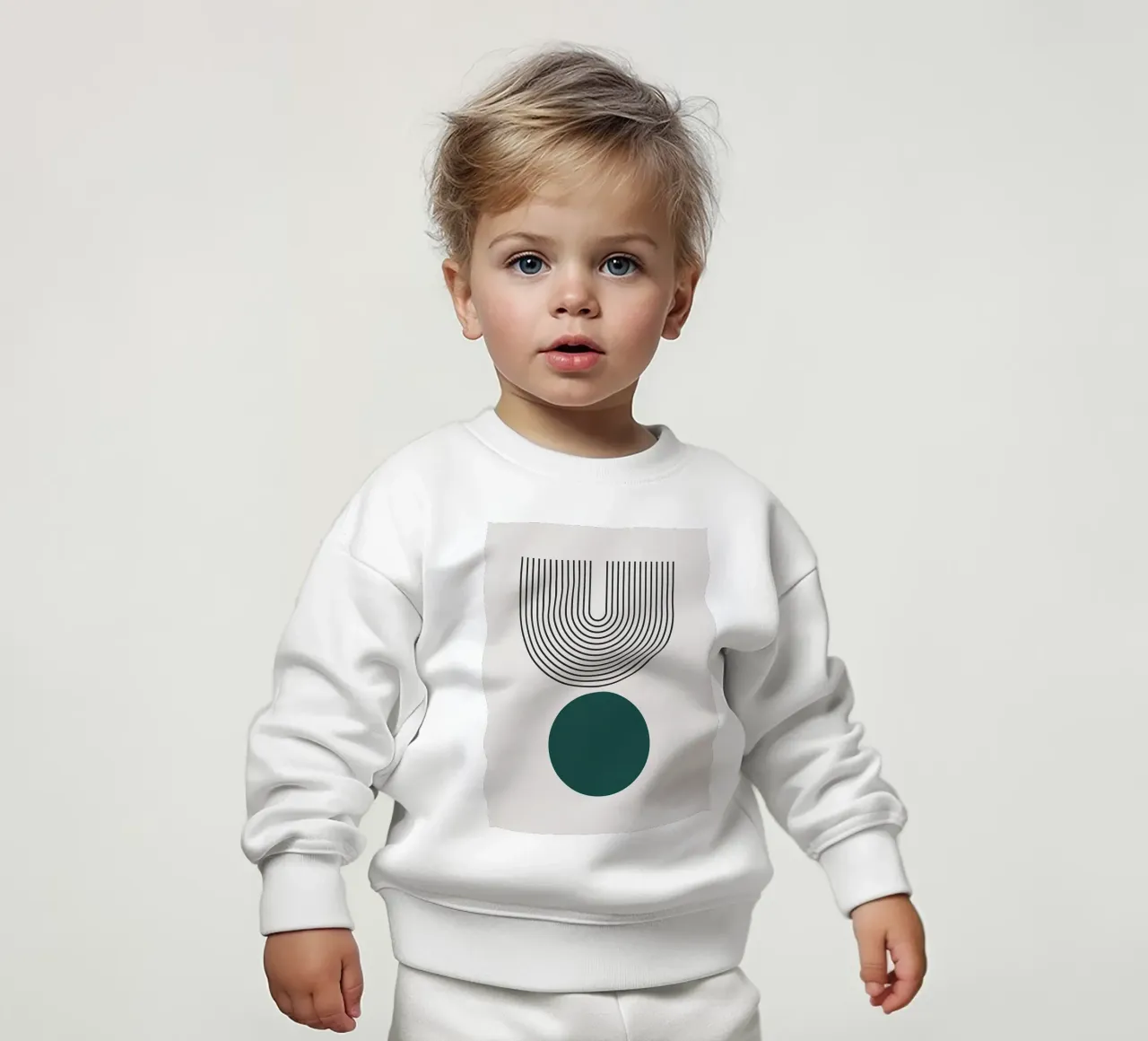 Minimalista felpa neonato da stewar