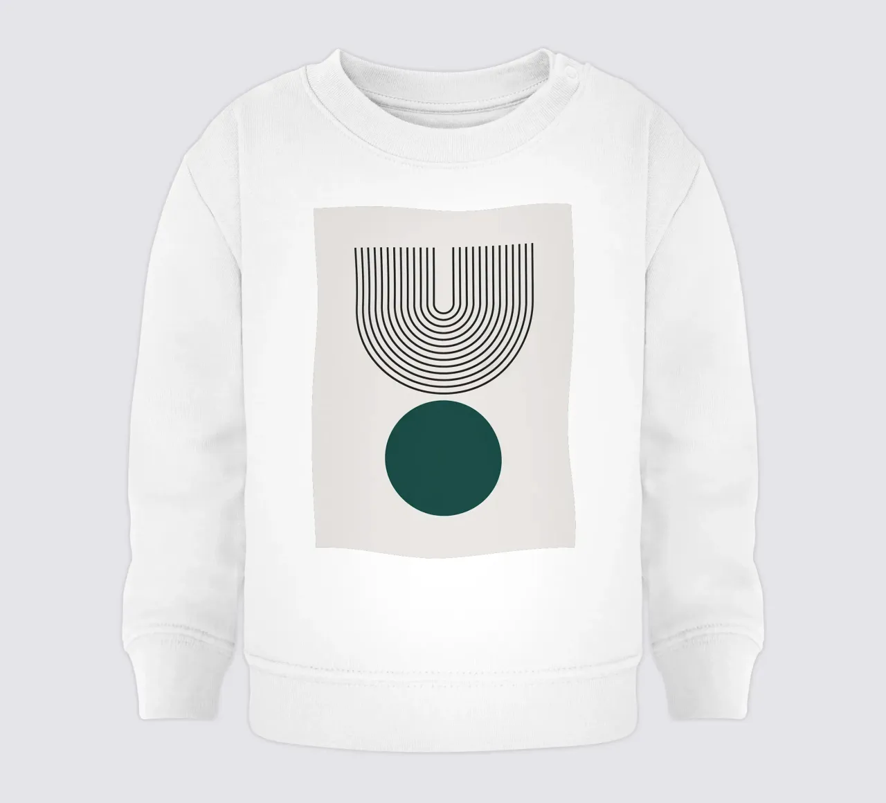 Minimalista felpa neonato da stewar