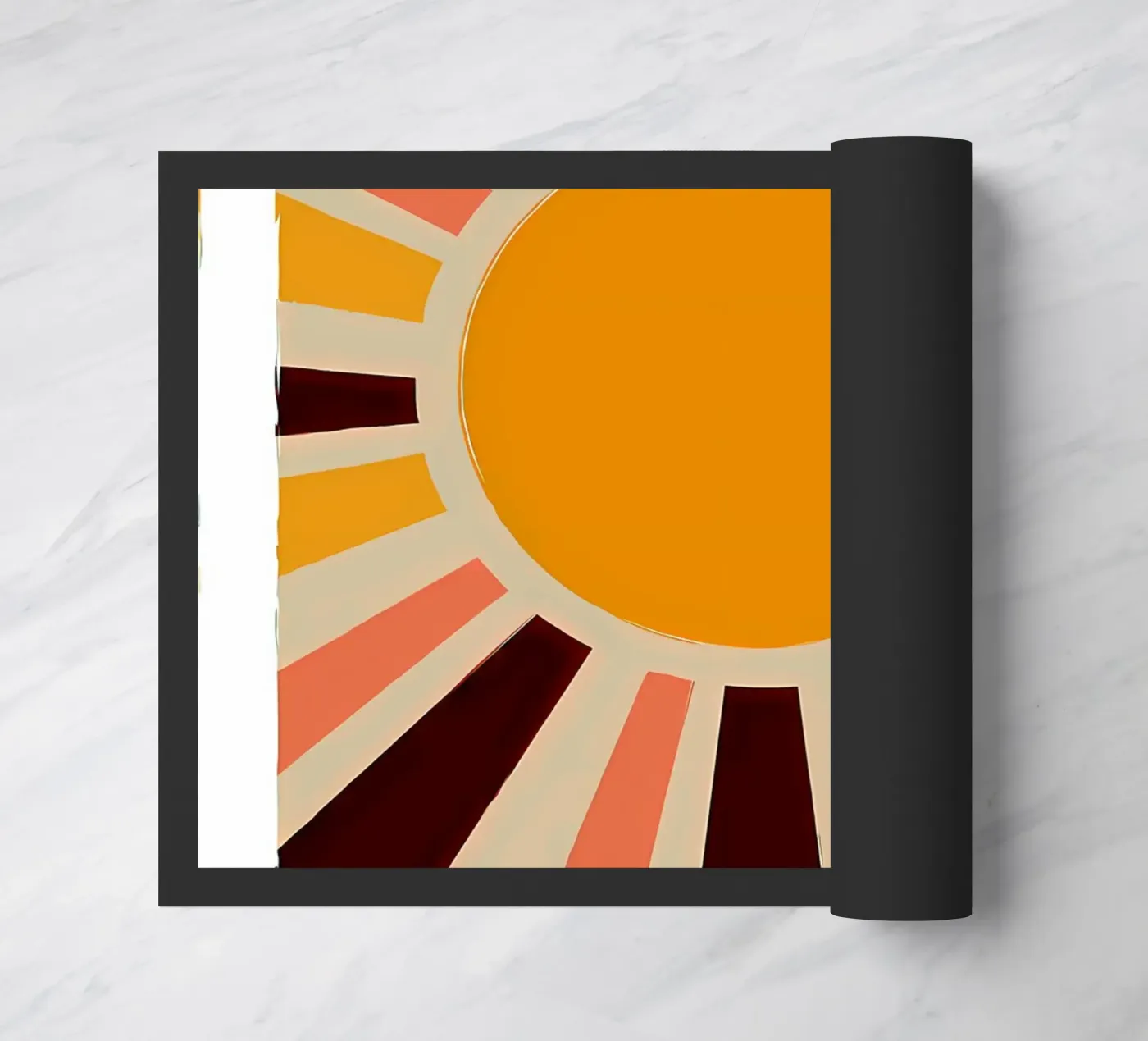 Minimalistisch deurmat van stewar