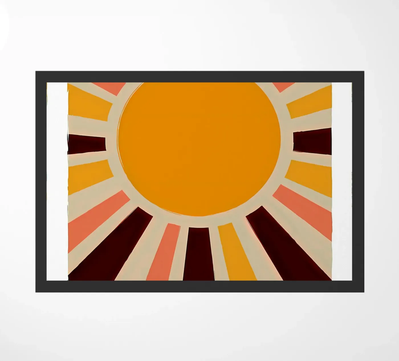 Minimalistisch deurmat van stewar