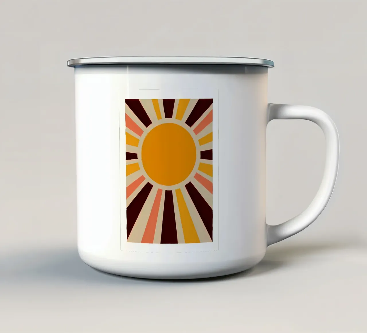 Minimalista tazza in smalto da stewar