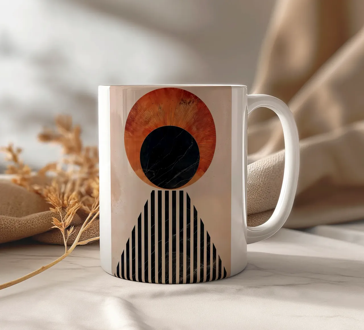 Minimalista tazza in ceramica da stewar