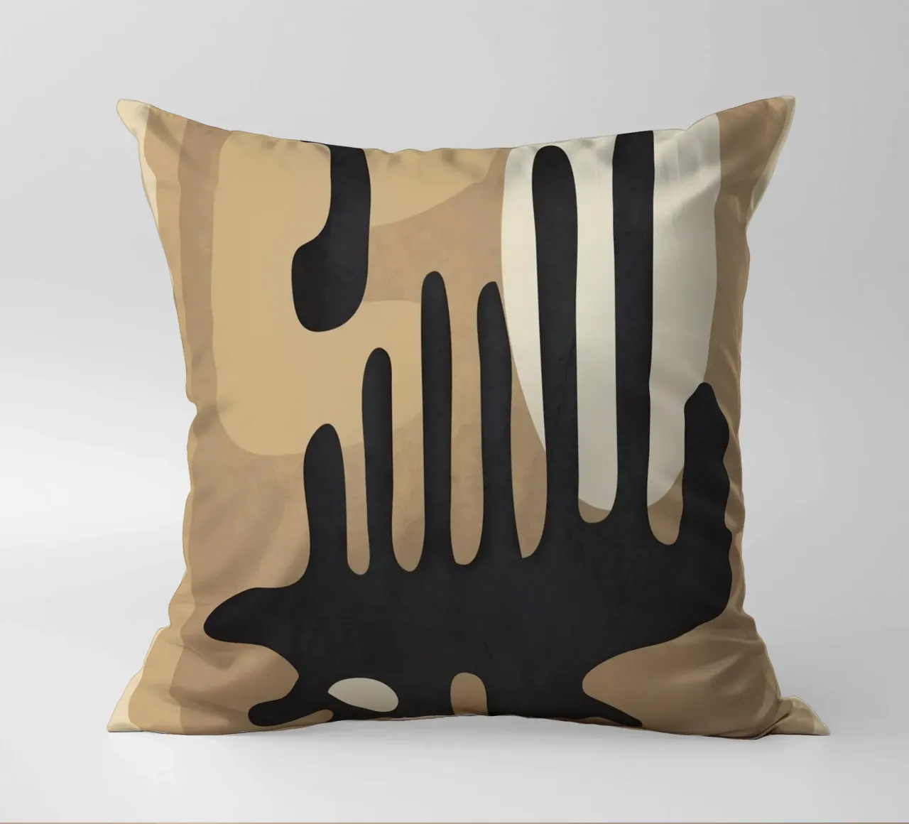 Modern Abstract Art 52 cuscino da Flow Line
